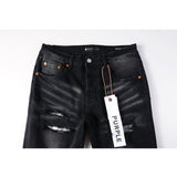 Purple Brand Jeans Pure Cotton High Street Trend
