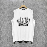 Amiri tank top stereo hollywood printing
