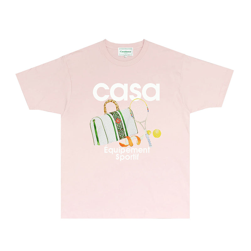 Casablanca T Shirts Fashion Print Street