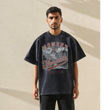 Mens Vintage T Shirt Short Sleeve T-Shirt Men's and Women's