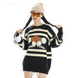 Women Sweater Vintage Knitted Couple Sweater