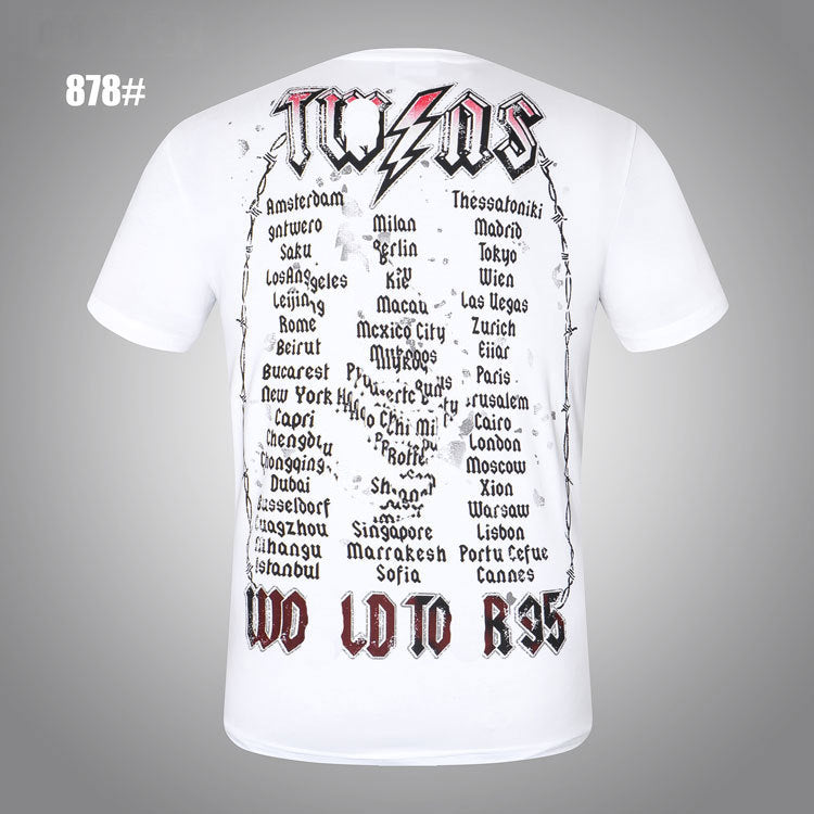 Dsq2 T Shirt Casual Sports Printed Short Sleeve Summer Men