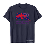 Inspired by Queen's Platinum Jubilee 2022 Elizabeth 70 Years T-shirt Short Sleeve T-shirt