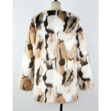 Women Fur Jacket Fashion Plush Coat