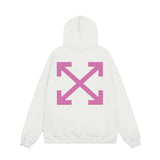 OFF WHITE Hoodie Trendy Street Style Personalized Cotton