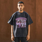 Mens Vintage T Shirt Short Sleeve T-Shirt Men's and Women's