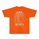 Casablanca T Shirts Fashion Print Street