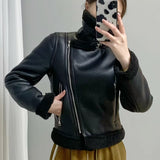 Women Cotton Coat Lamb Wool Loose Thick