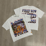 First Row T Shirts LOST UTOPIA BURNING FLAME TEE