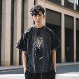 Mens Vintage T Shirt T Old Short Sleeve T-Shirt Men and Women