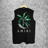Amiri tank top beach chair printing