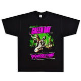 Green Day T Shirt Retro Loose