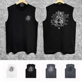 Amiri tank top letter pegasus printing