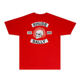 Rhude T Shirts Printed Trendy Pure Cotton