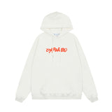 OFF WHITE Hoodie Trendy Street Style Personalized Cotton