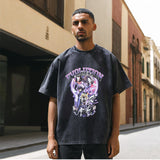 Mens Vintage T Shirt Short Sleeve T-Shirt Men's and Women's