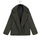 Women Fur Jacket Fashion Berber Fleece Coat