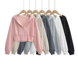 Women Hoodie Fashion Loose Drawstring