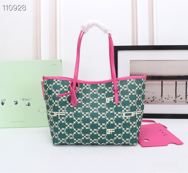 Off White Bag Casual Outdoor Convenient Tote Bag