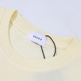 Rhude T Shirts Flag Floral Print Cotton Casual Loose Short Sleeve Men and Women