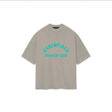 Fog Essentials T Shirts Spring/Summer FOG Alphabet Casual Crew Neck Short Sleeves