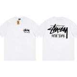 Stussy T Shirts Loose Casual T-Shirts Same for Men and Women