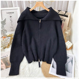 Women Knitted Cardigan Knitted Cardigan Top Female