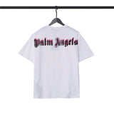 Palm Angels T Shirts Letter Print Short-Sleeve T-shirt Men's Loose Half Sleeve