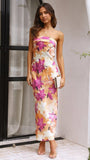 Women Dress Elegant Socialite Satin Dress