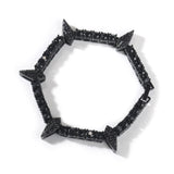 Bracelet Hip Hop Alloy Rhinestone Black Panther Bracelet ins Spectrum St. Valentine's