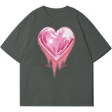 KIEKIECOO Oversized Graphic Tees for Women Cute