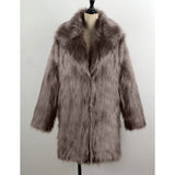 Women Fur Jacket Fashion Plush Coat