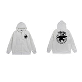 Stussy Hoodie Zip-Up Cardigan Fleece Hooded Sweater