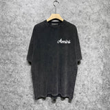 Amiri washed t-shirt bowling print short sleeves