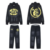 Hellstar Hoodie And Pants Two-Piece Set