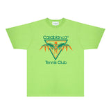 Casablanca T Shirts Fashion Print Street