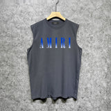 Amiri tank top gradient simple letter printing