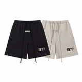 Fear of God Essentials 1977 Shorts Flocked Printed Drawstring Shorts