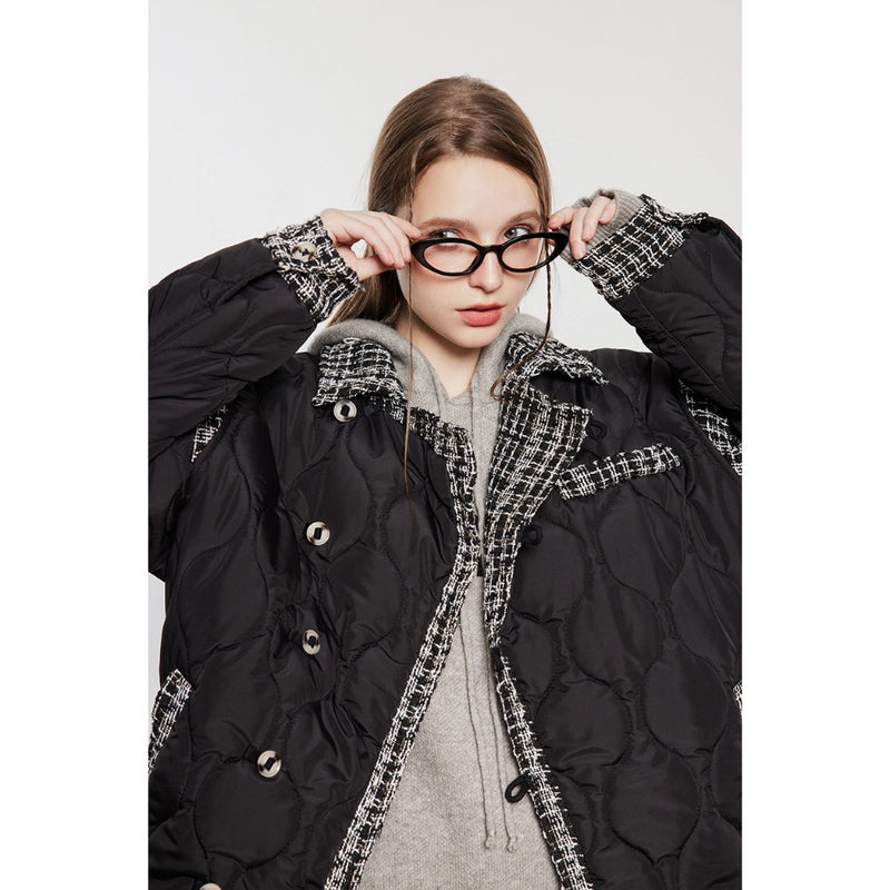 Unisex Coat Plaid Winter Coat