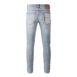 Purple Brand Jeans Pure Cotton High Street Trend