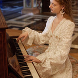 Betty Draper Valentine's Day Dress Long Sleeve Dress Vintage