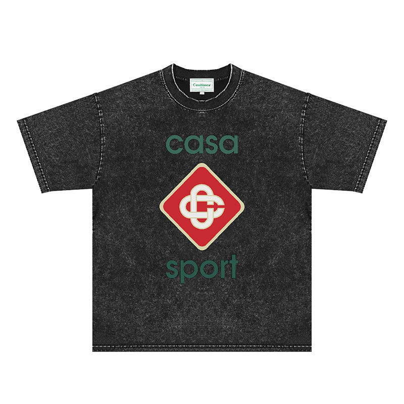Casablanca Distressed T-Shirt