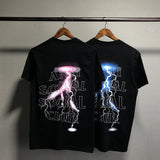 Anti Social Club T Shirt Printed Short Sleeve Couple T-shirt