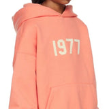 Fear of God Essentials Kids 1977 Hoodie Fleece-Lined Children Hooded Sweater for Men