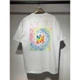 Amiri T Shirts Fashion Print Couple High Street