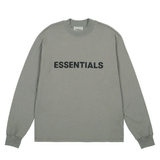 Fog Fear of God Essentials T Shirt Double Line Long Sleeve Letter Drop Shoulder Bottoming T-shirt