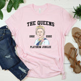 Inspired by Queen's Platinum Jubilee 2022 Elizabeth 70 Years T-shirt Short Sleeve Summer Loose Top