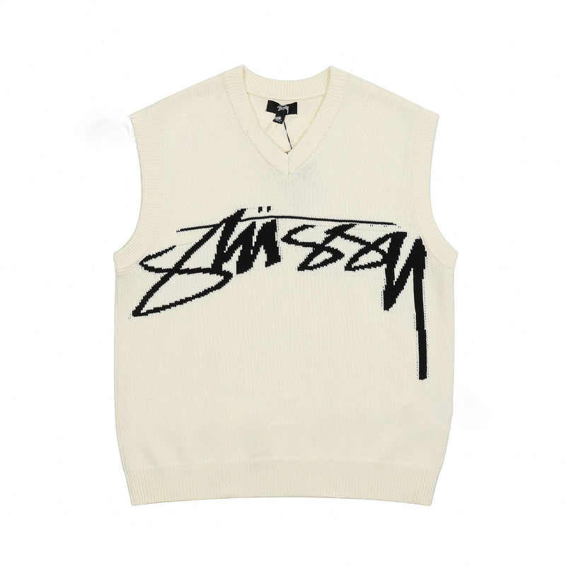 Stussy Sweatshirts Knitted Sweater Vest