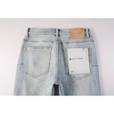 Purple Brand Jeans Pure Cotton High Street Trend