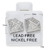 Earrings Diamond Shaped Earrings Spectrum